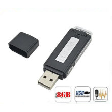 Cheap Digital USB Voice Recorder 8GB Mini Dictaphone Wav Audio Recorder U-Disk Recording Pen Sk-868